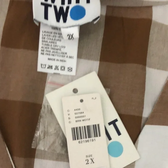 Anthropologie WHIT TWO Gingham Romper - Picture 5 of 11